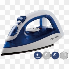 Rite Tek Steam Iron - Clothes Iron, HD Png Download - hot steam png