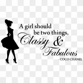Citation Femme Coco Chanel, HD Png Download - silueta de hombre png