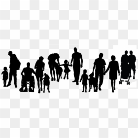 Ads Walk - Silhouette, HD Png Download - silhouette people walking png