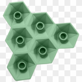 Origami, HD Png Download - green hexagon png