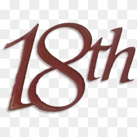 Here Is The Finish Product With The Word 18th From - Calligraphy, HD Png Download - 18 birthday png