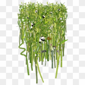 Grass, HD Png Download - bamboo forest png