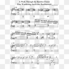 Bamboo Forest In Music Sheets, HD Png Download - bamboo forest png