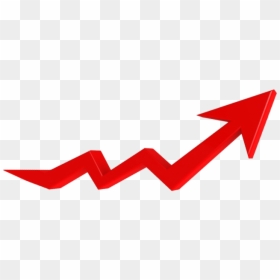 Stock Market Arrow Png - Red Stock Arrow Png, Transparent Png - stock arrow png