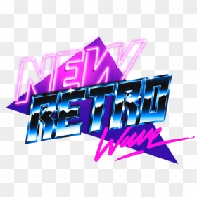 Nrw Logo - New Retro Wave Logo, HD Png Download - retro logo png