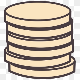 Stack Of Coins Clipart, HD Png Download - coin pile png