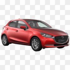 Mazda2 2020 Red, HD Png Download - car profile png