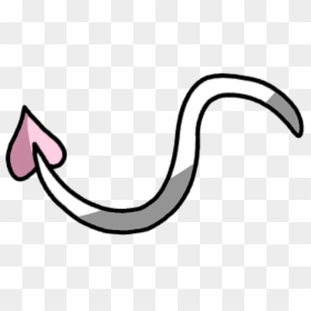 #demon #devil #pink #white #tail #gacha #gachalife - Gacha Life Demon Tail, HD Png Download - demon tail png