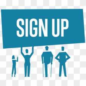 Logo Sign Up Png, Transparent Png - people looking up png