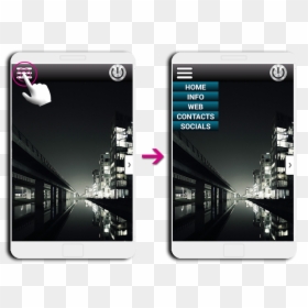Mobile Phone, HD Png Download - drop down menu png