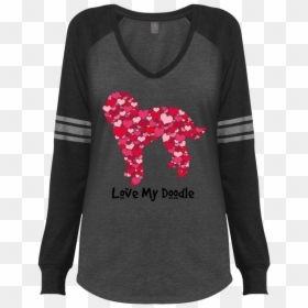 Doodle Hearts Ladies - Chronic Illness T Shirt, HD Png Download - doodle hearts png