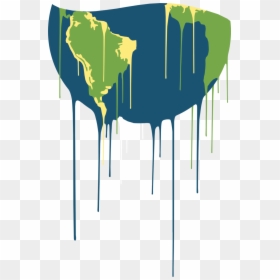 Melting Earth By Assassicactu - Earth Melting Clipart, HD Png Download - eath png