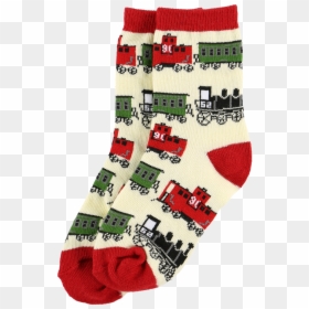Kid Sock - Kids Train Socks, HD Png Download - christmas socks png