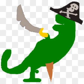 Pirates Clipart Dinosaur - Pirate Dinosaur, HD Png Download - dinosaur.png