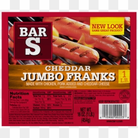 Cheddar Franks - Bar S Red Franks, HD Png Download - pickle slice png
