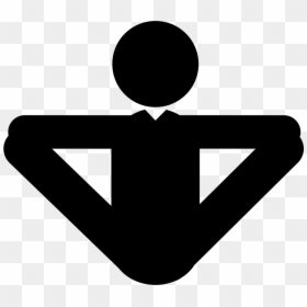 Man In Yoga Posture - Sign, HD Png Download - yoga symbol png
