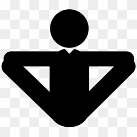 Man In Yoga Posture - Sign, HD Png Download - yoga symbol png