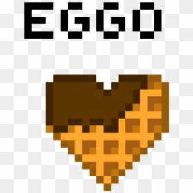 Purple Heart Pixel Png, Transparent Png - eggo png