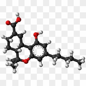 Thc Molecular Structure 3d, HD Png Download - thc molecule png