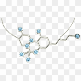 Necklace, HD Png Download - thc molecule png