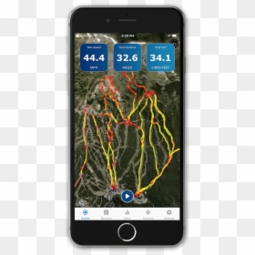 Weather App Ski Tracker Snow Forecast - Smartphone, HD Png Download - snow overlays png
