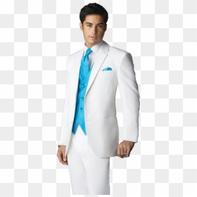 White Tuxedo Suit Png Background - Tuxedo, Transparent Png - white suit png
