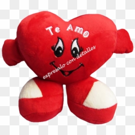 Teddy Bear, HD Png Download - corazon rojo png