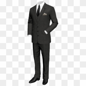 Black Suit Red Pocket Square, HD Png Download - white suit png