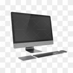 Desktop Computer, HD Png Download - computer mockup png