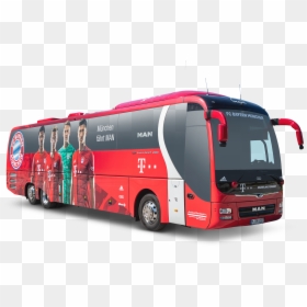 Fc Bayern München Bus, HD Png Download - old bus png