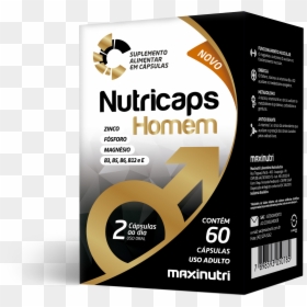 Nutricaps Testo Maxinutri, HD Png Download - homem png