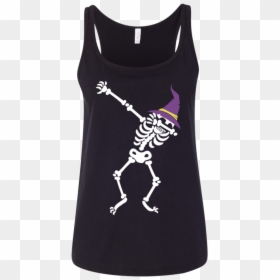 Skeleton Dabbing Shirt , Png Download - Active Tank, Transparent Png - dabbing skeleton png