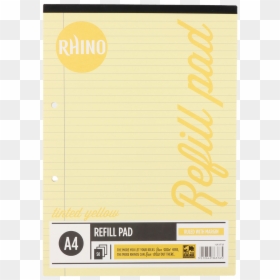 A4 Special Education Refill Pad Yellow Tinted Paper - Poster, HD Png Download - legal pad png