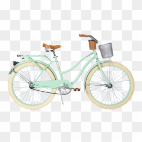 Mint Green Bike, HD Png Download - vintage bicycle png