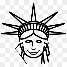 "  Class="lazyload Lazyload Mirage Cloudzoom Featured - Draw The Statue Of Liberty Crown, HD Png Download - statue of liberty head png