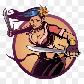 Girl Butterfly Swords - Shadow Fight 2 All Female Characters, HD Png Download - character.png