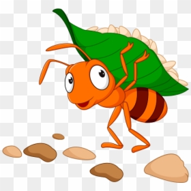 Conéctate Al Ahorro Y Desconecta Lo Que No Usas - Ant And The Grasshopper Drawing, HD Png Download - hormiga png