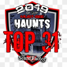Top 31 Haunted Houses 2019 Badge - Poster, HD Png Download - spooky forest png