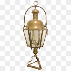 Antique Converted Bronze Street Lantern 8381, HD Png Download - lantern light png