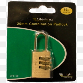 Sterling Combination Padlock - Security, HD Png Download - combination lock png