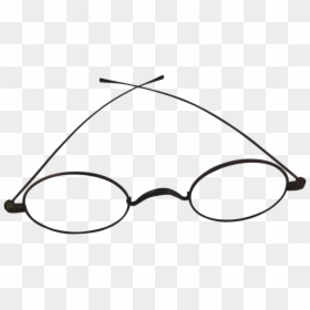 Civil War Era Wire Frame Eye Glasses - Circle, HD Png Download - glasses frame png
