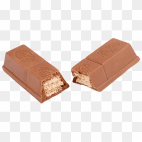 Split Kitkat Bar - Kit Kat Chocolate Png, Transparent Png - toblerone png
