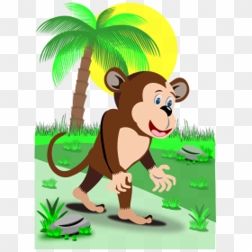 Cartoon, HD Png Download - monkey vector png