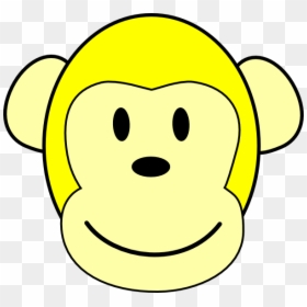 Yellow Monkey Clipart, HD Png Download - monkey vector png