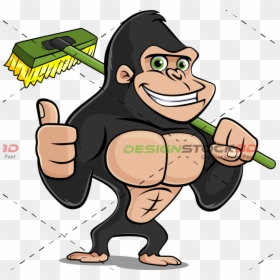 Gorilla Property Services, HD Png Download - monkey vector png