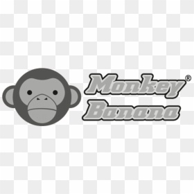 Monkey Banana - Cartoon, HD Png Download - monkey vector png