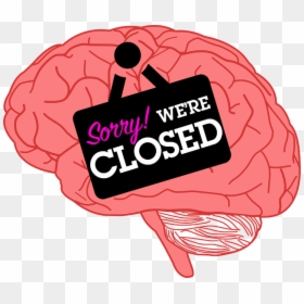 Brain Clip Art, HD Png Download - sorry we're closed png