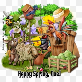 Happy Spring, Noel-sotf - Illustration, HD Png Download - happy spring png