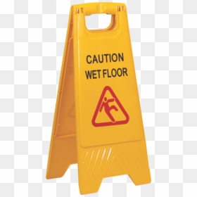 Wet Floor Stand - ระวัง พื้น ลื่น ภาษา อังกฤษ, HD Png Download - wet floor sign png