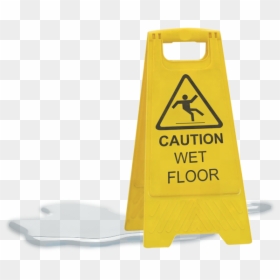 Wet Floor Sign Png, Transparent Png - wet floor sign png